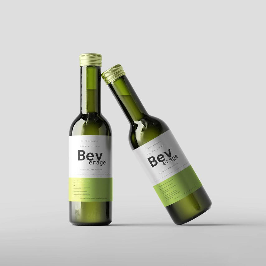 迷你酒瓶品牌包装样机