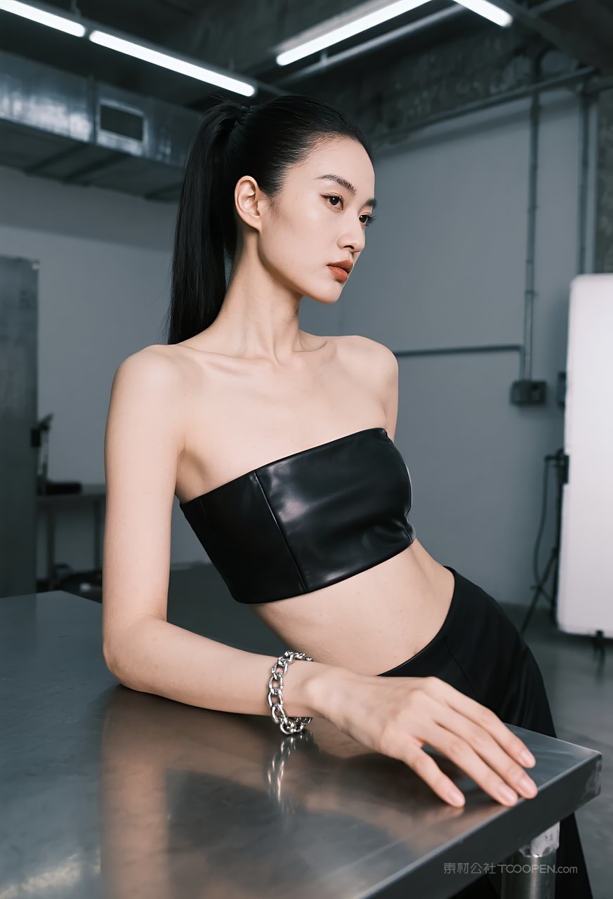 迷人少女女性时尚气质美女动人写真