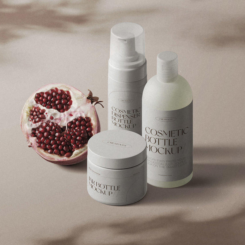 化妆护肤品包装产品文具展示ps场景样机 (1)