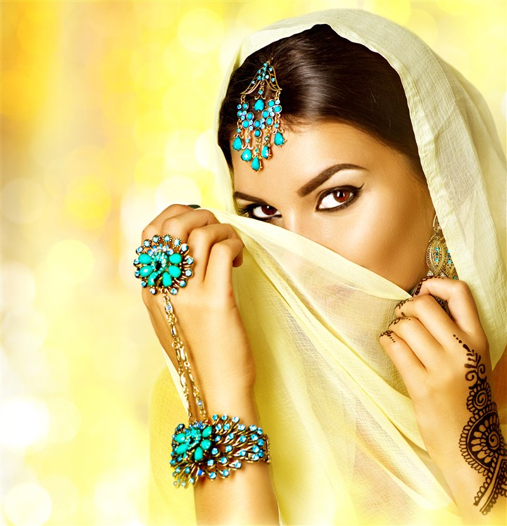 异域风情女子图片素材