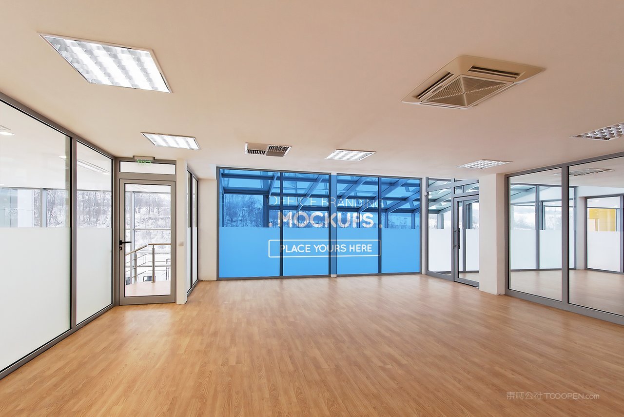 办公室海报样机