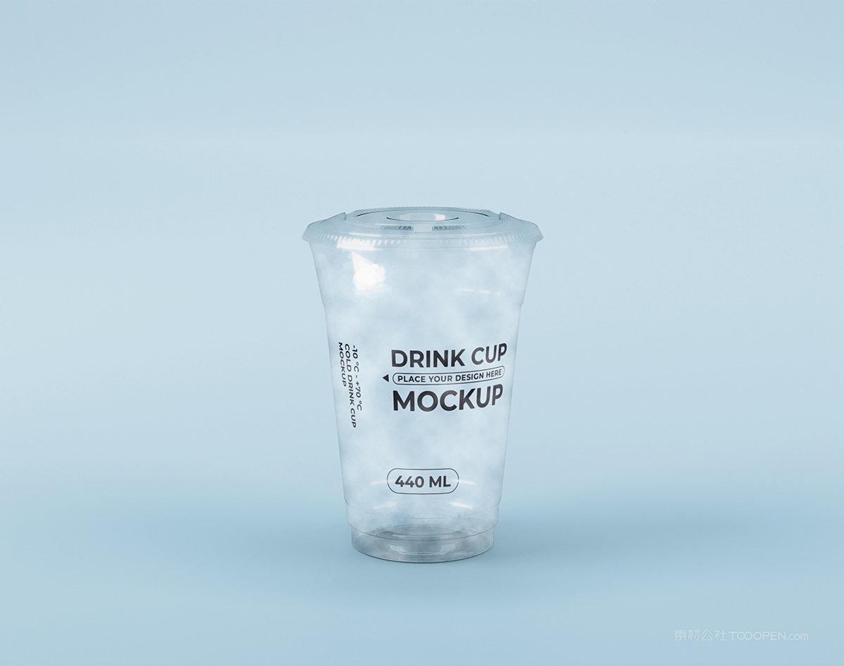 【1249期】一次性透明奶茶杯子样机 (5)