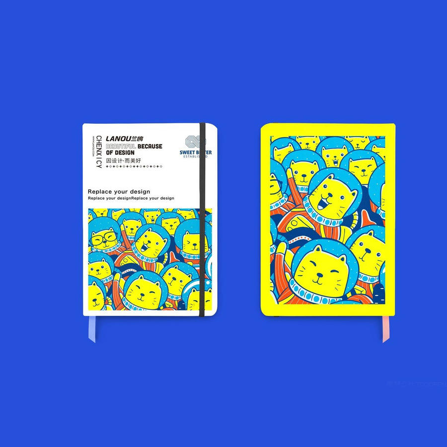 【1261期】毕业设计卡通高端文创品牌vi样机 (30)