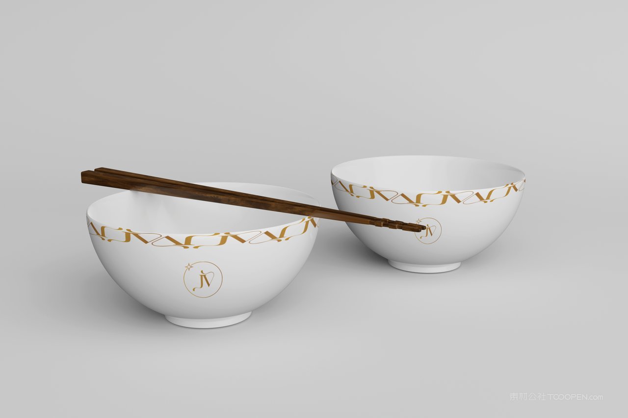 圆形陶瓷碗样机