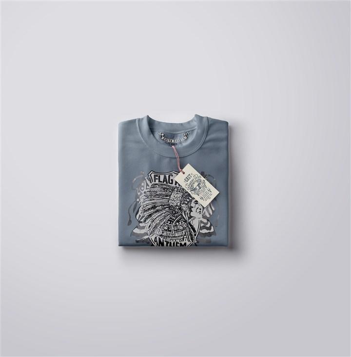 折叠运动衫模型