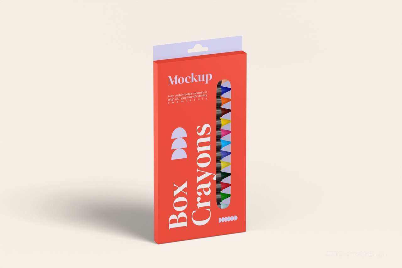 蜡笔样机的盒子