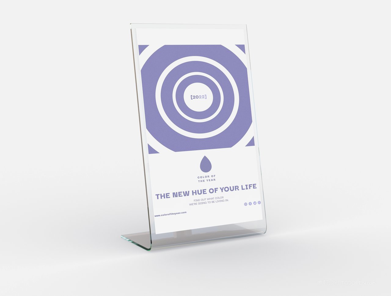 品牌亚克力桌牌文创企业ps分层智能样机