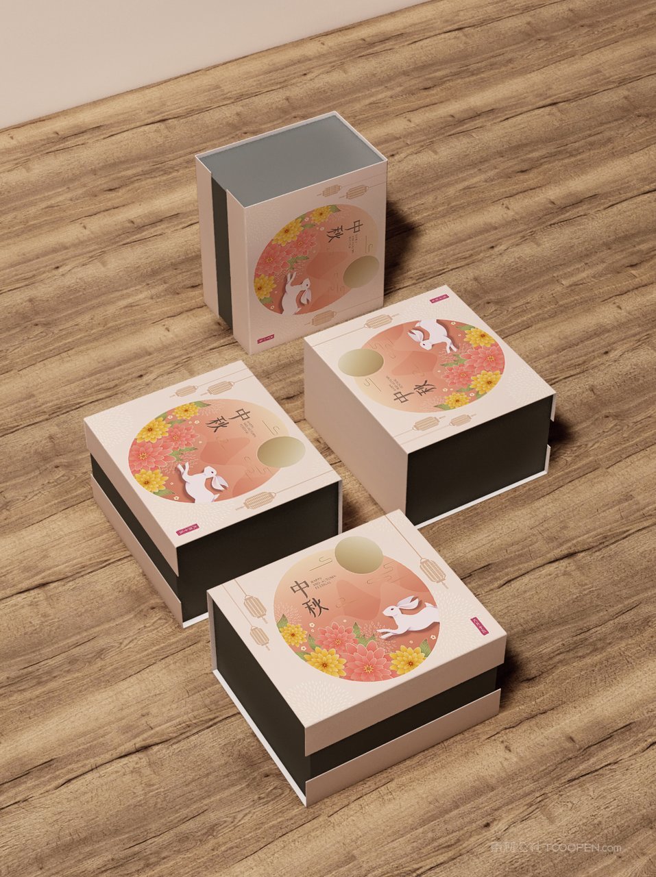【1824期】中秋月饼礼盒包装样机 (26)