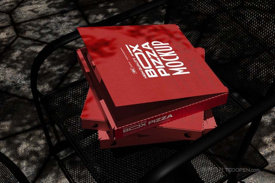 披萨盒子样机