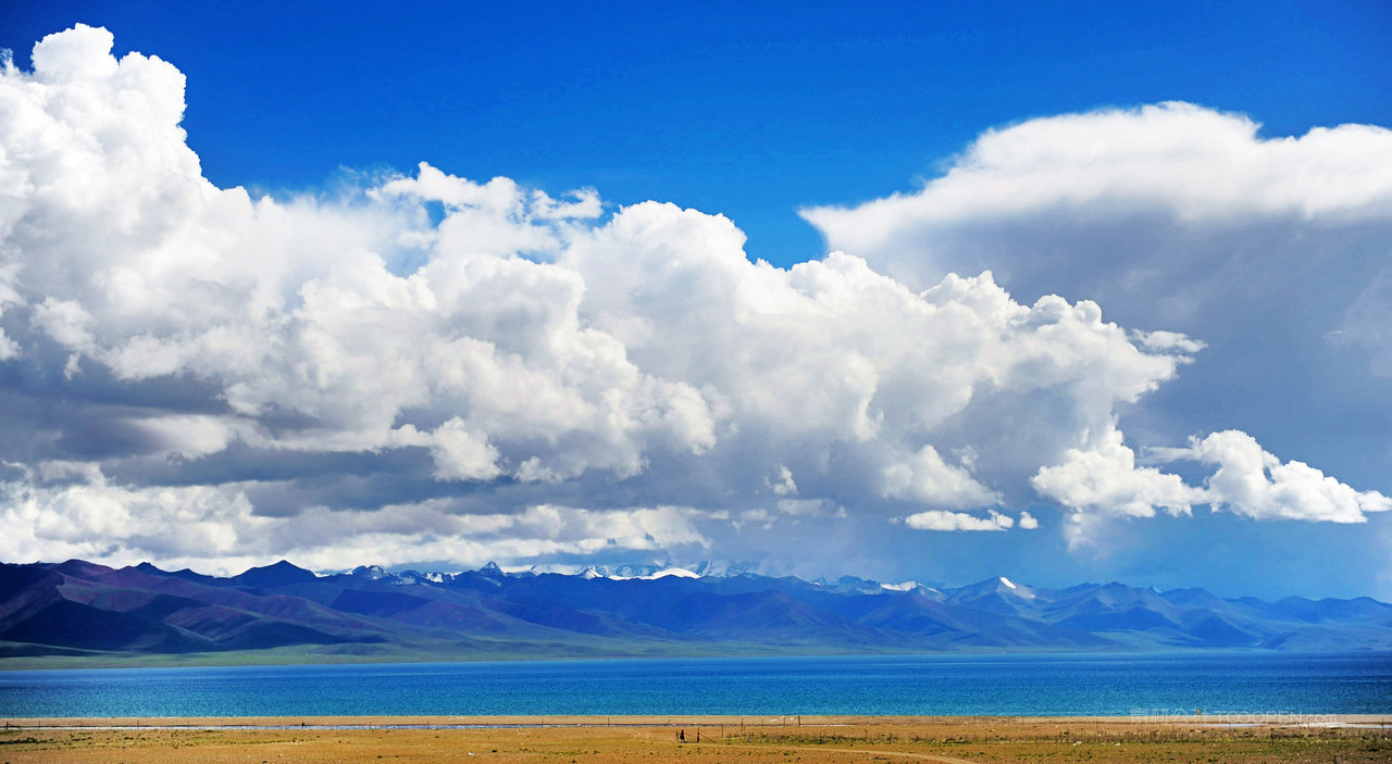 西藏纳木错风景画