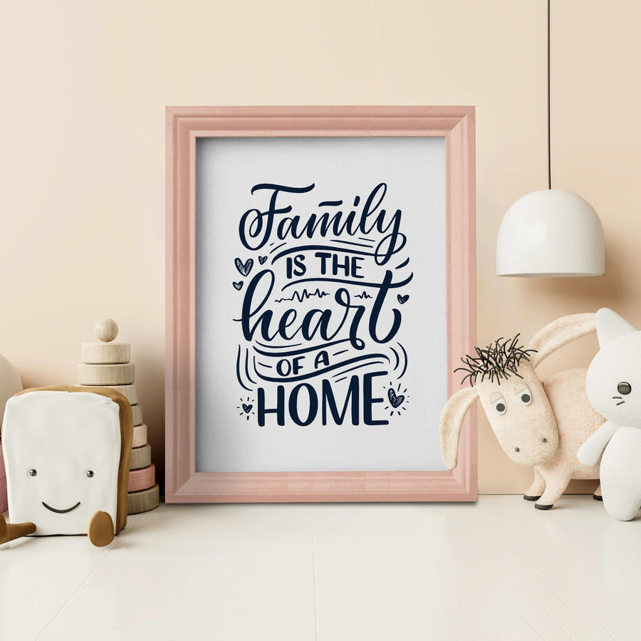 儿童房相框样机