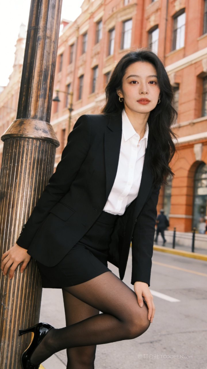 性感商务长腿美女模特白领职场女性丝袜