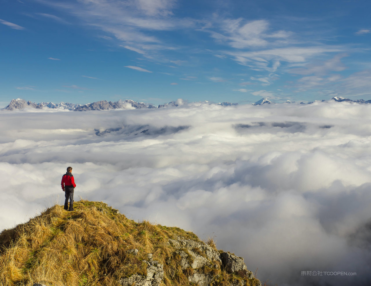 高清雪山大山风景画