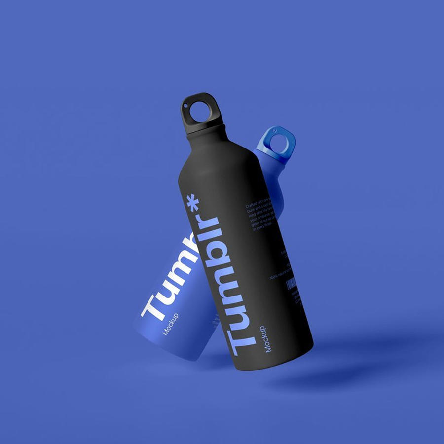 保温水杯水杯样机