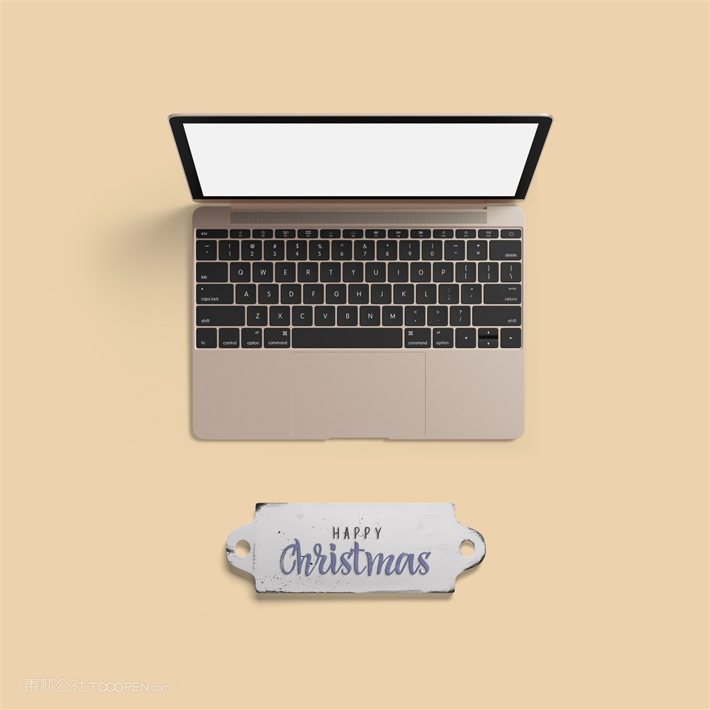 笔记本电脑铭牌样机素材