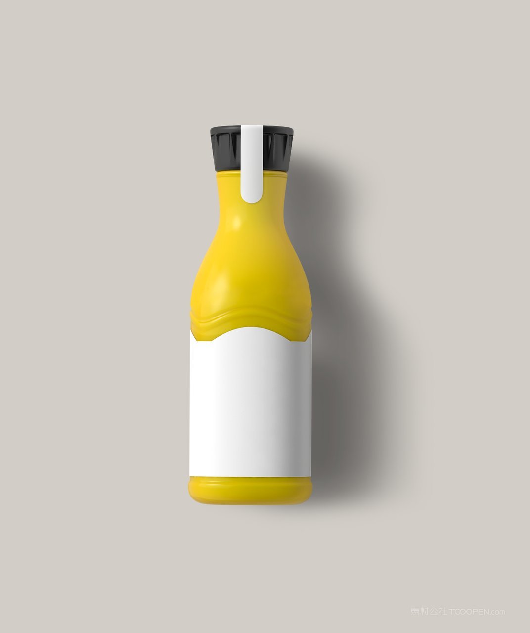 黄色橙汁果汁饮料包装样机