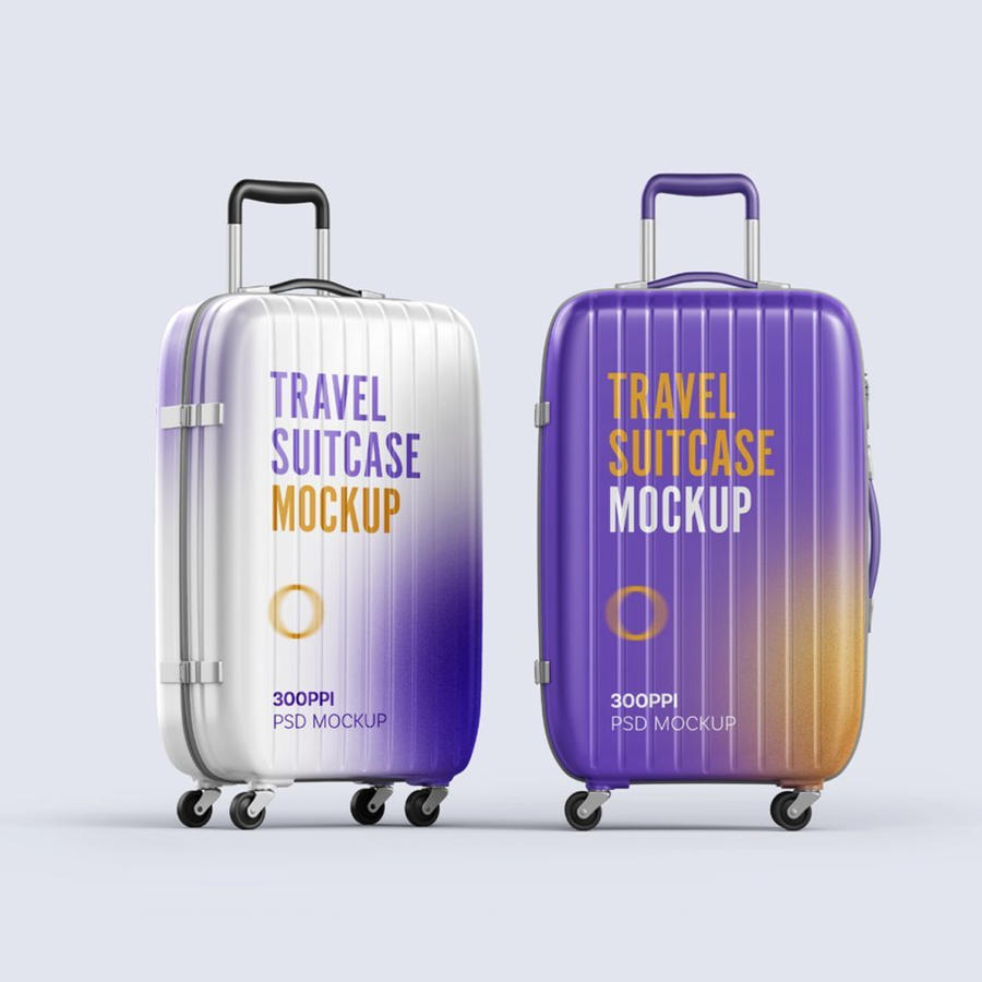 旅行箱样机套装