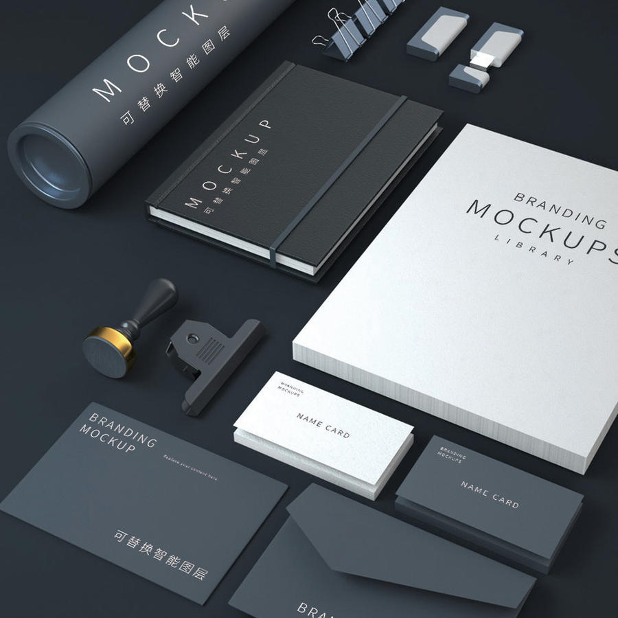 企业品牌vi样机