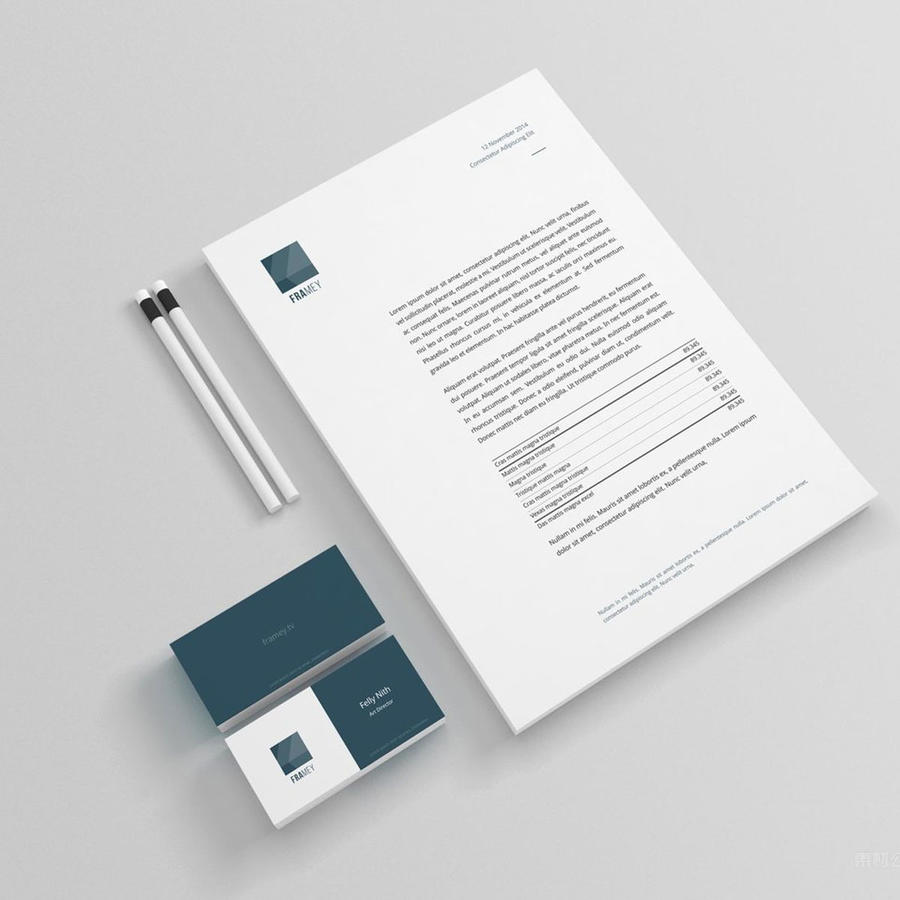 【1271期】柠檬黄公司办公品牌vi样机 (26)