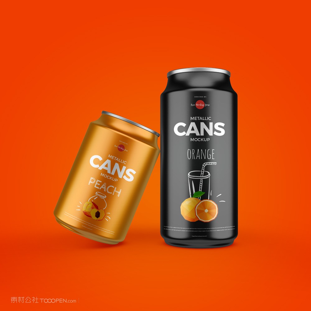 啤酒饮料易拉罐包装样机