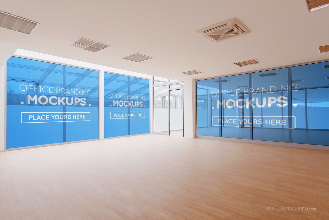 办公室装饰海报样机