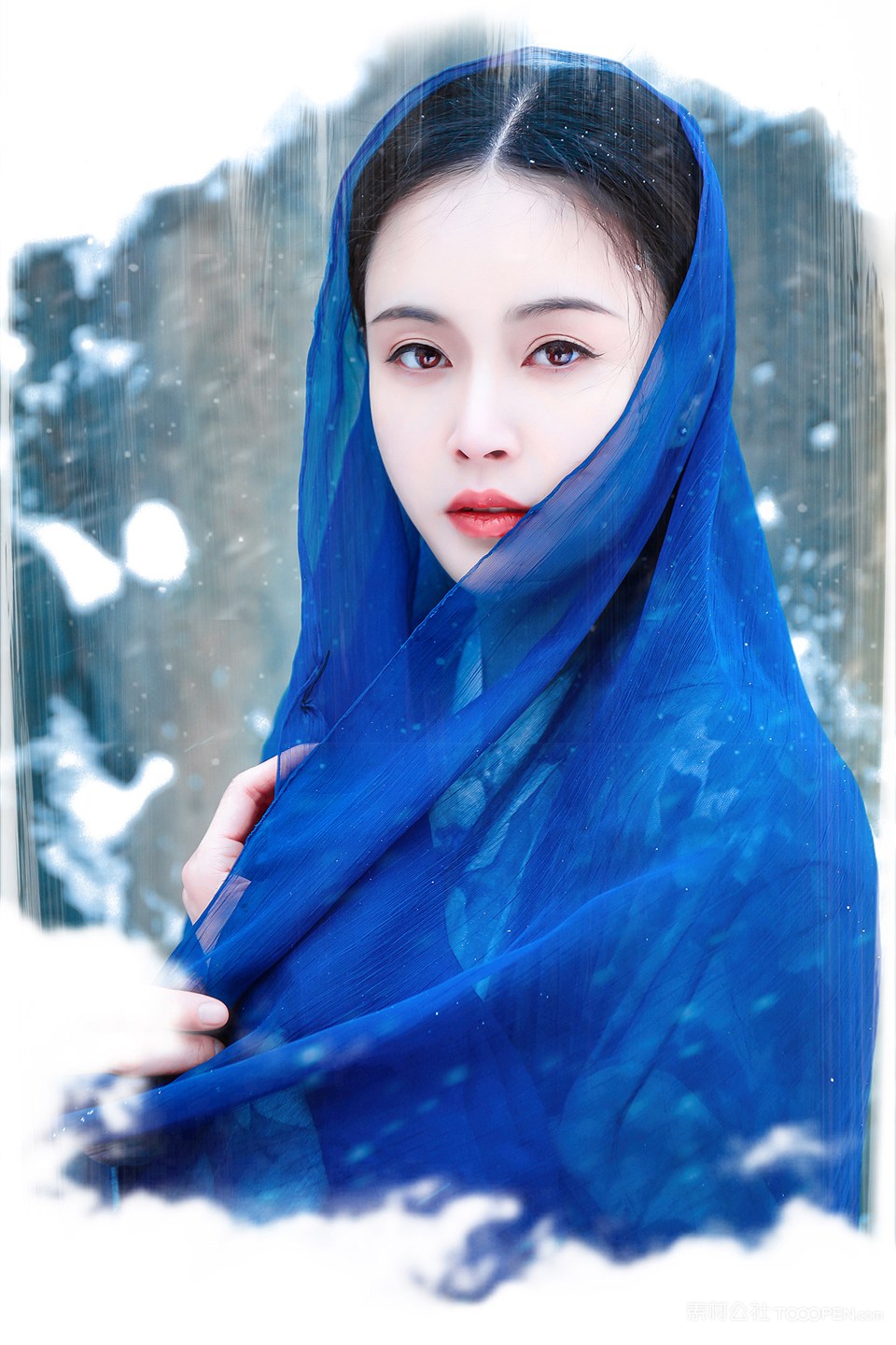 古装汉服美女画像人物图片