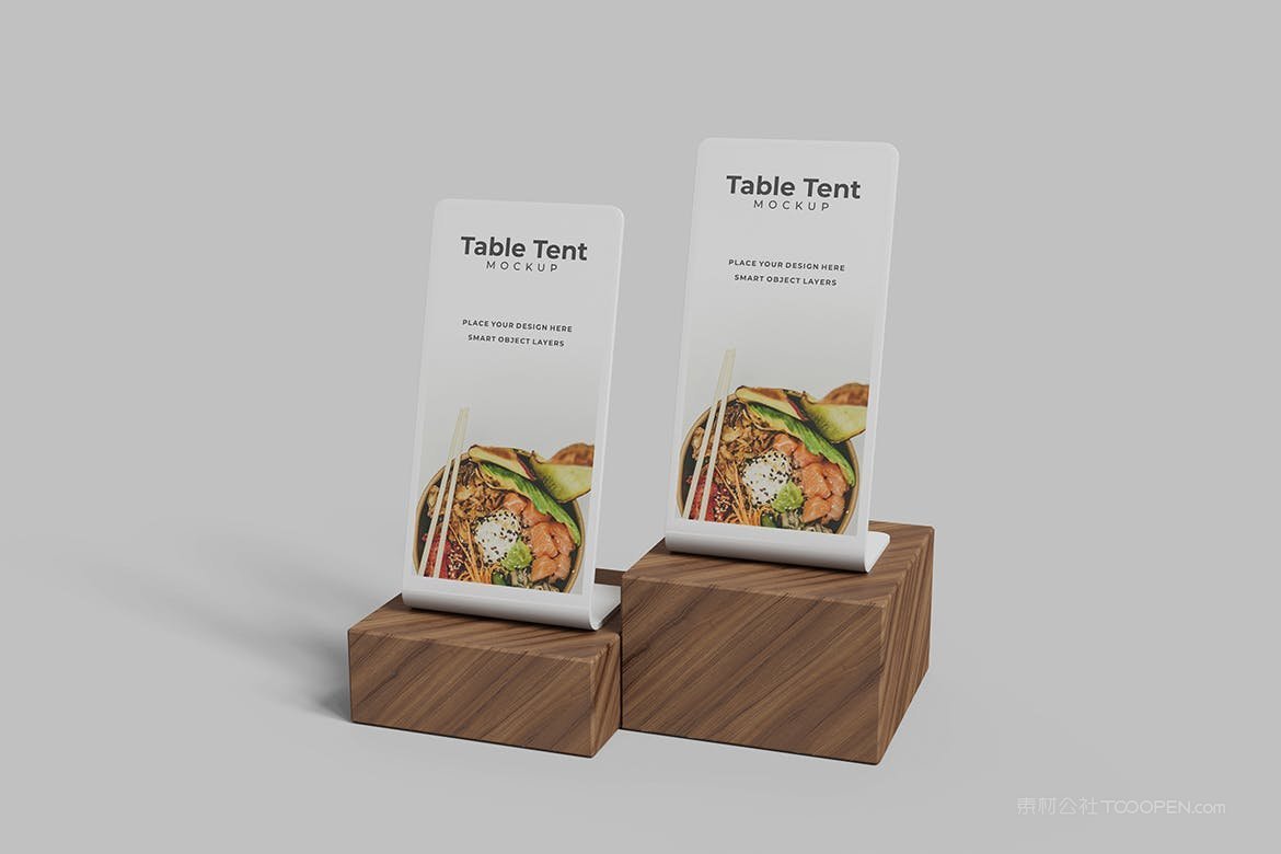 餐馆桌牌样机