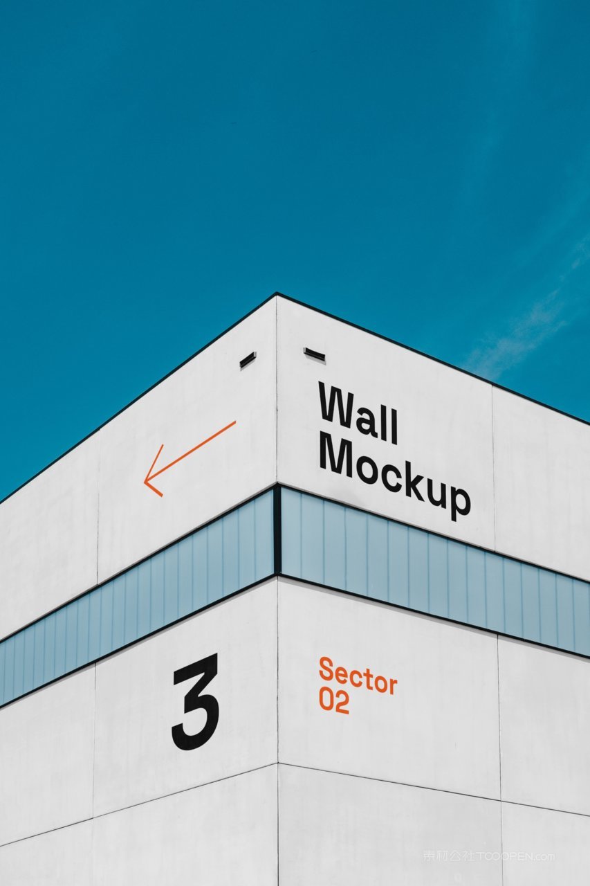 城市广告牌样机