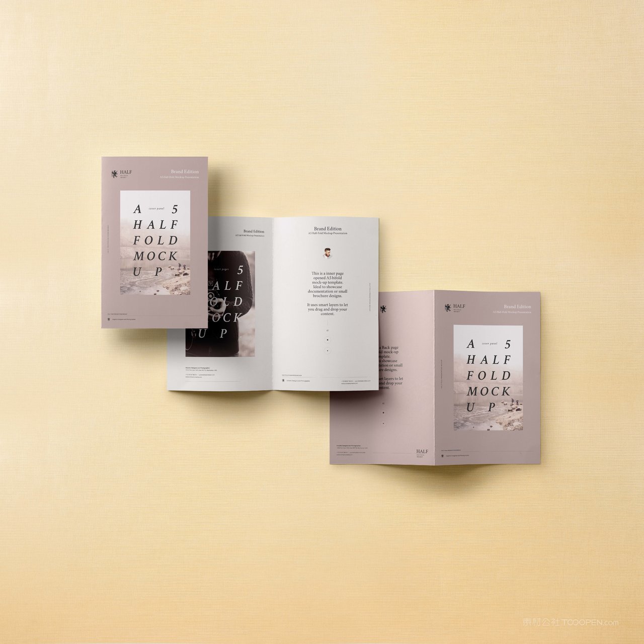 A5对折页样机