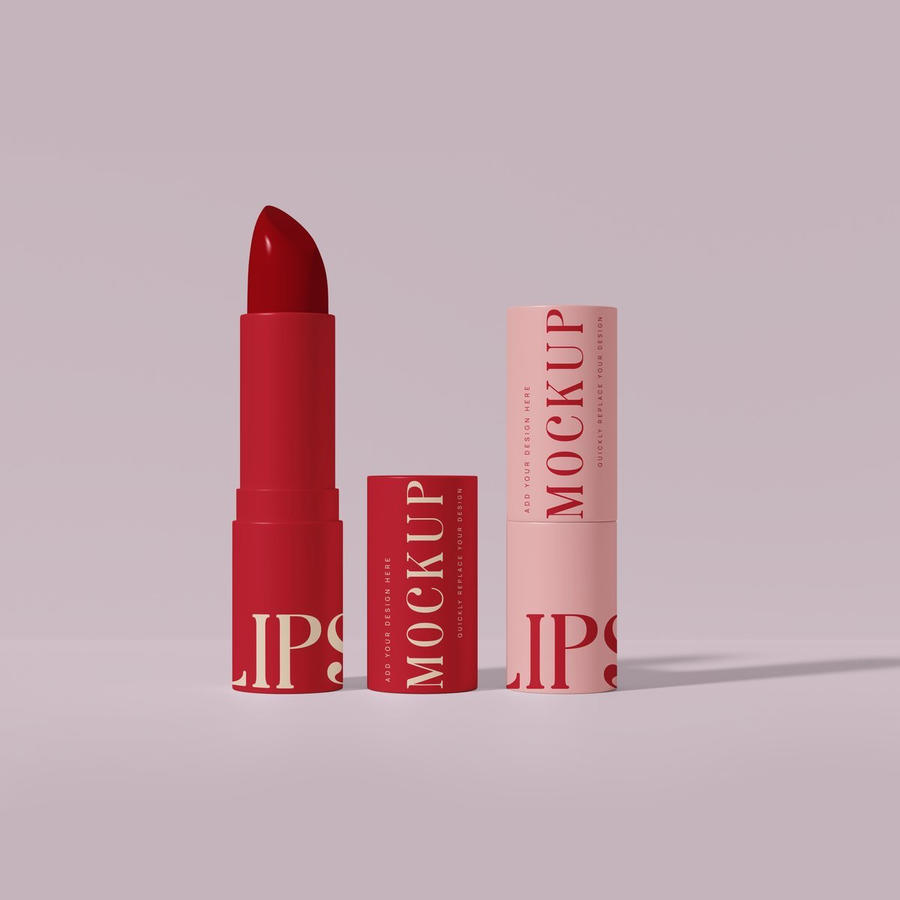 品牌口红包装样机