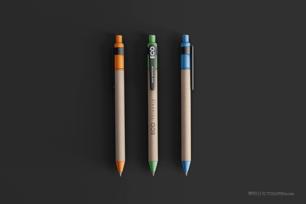 【1216期】简约商务办公用品vi应用之圆珠笔样机 (2)