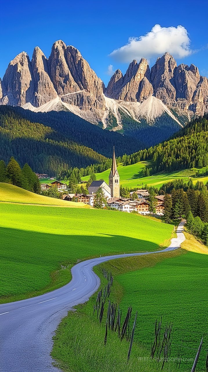 山峰意境自然唯美风景山脉群山景观