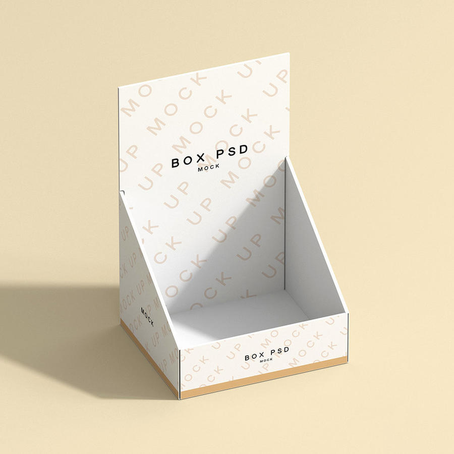 纸盒陈列盒样机