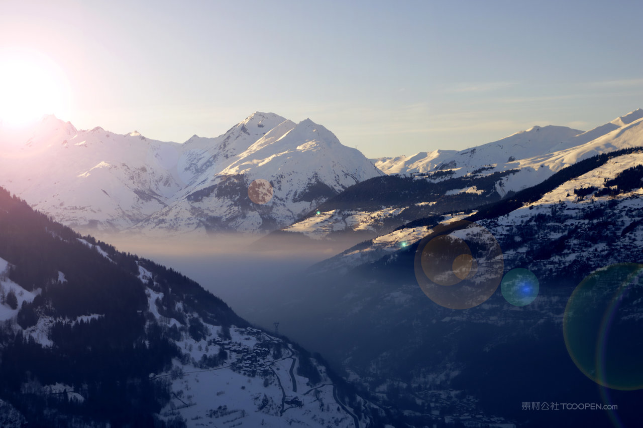 阿尔卑斯山高清图片