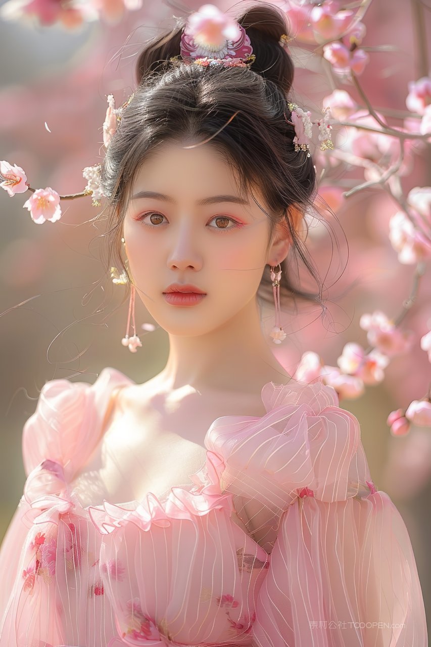 清纯青春美女优美魅力时尚女性年轻