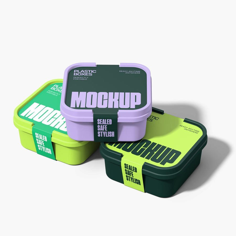 冰淇淋塑料盒样机