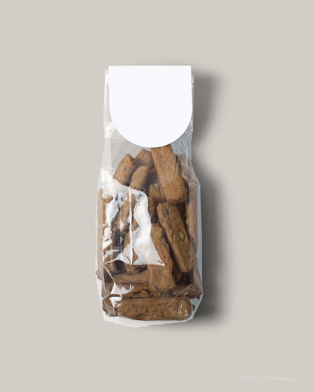 白色饼干食品包装样机