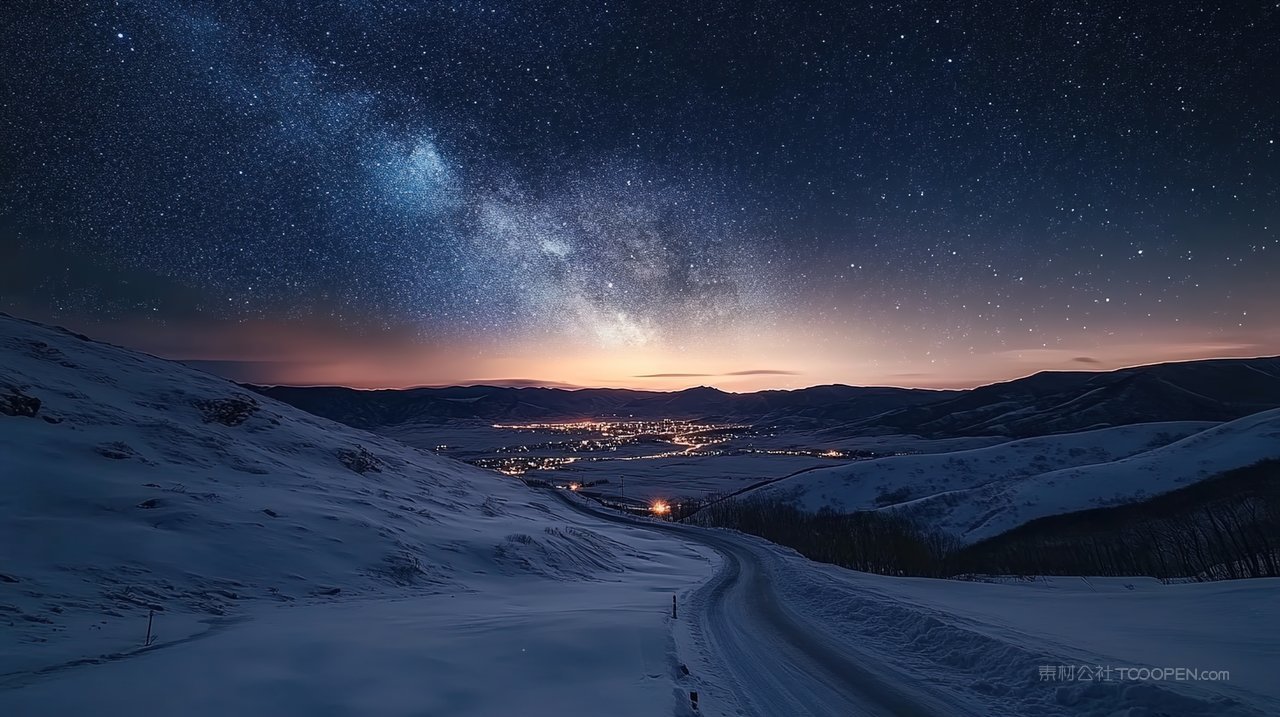 风景高山群山山脉天空山峰宁静自然唯美