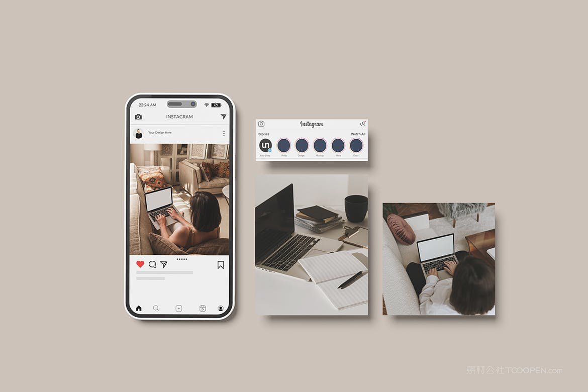 instagram帖子样机
