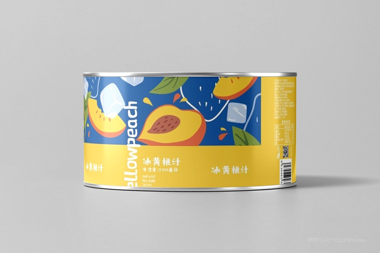 【1823期】易拉水果罐头猫粮罐头样机 (3)