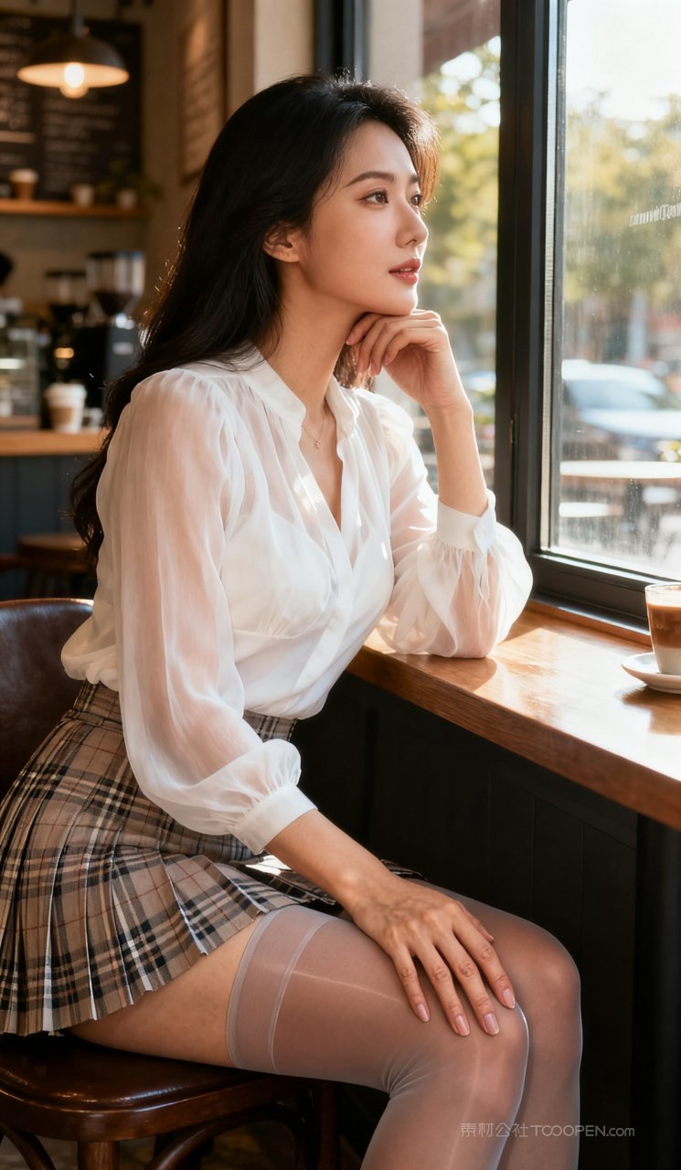 性感娇艳短裙美女迷人美丽丝袜美腿