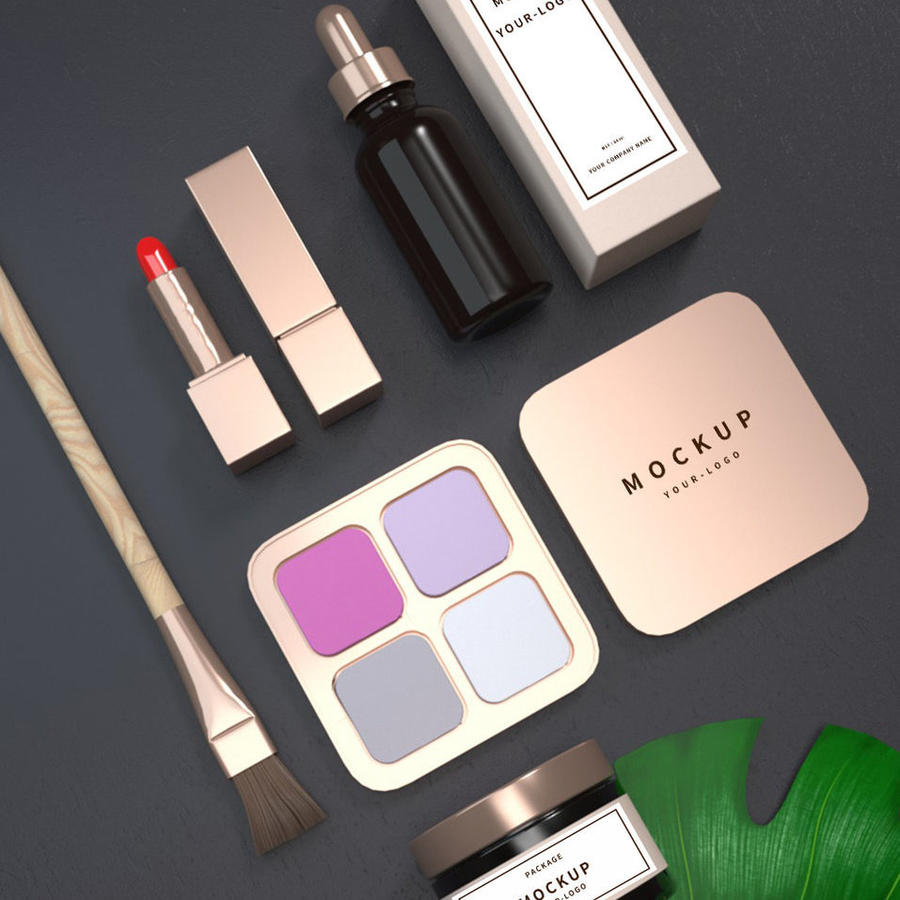 化妆品样机效果图