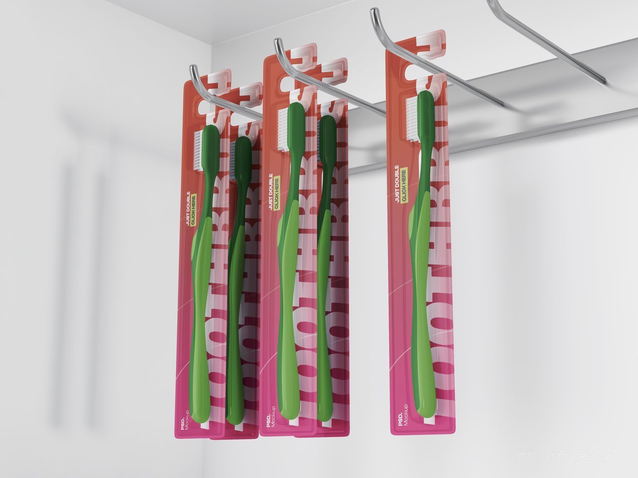 牙刷包装样机