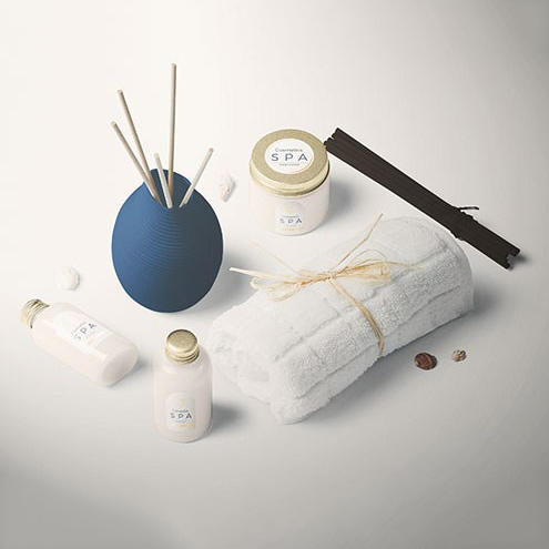 化妆品场景样机