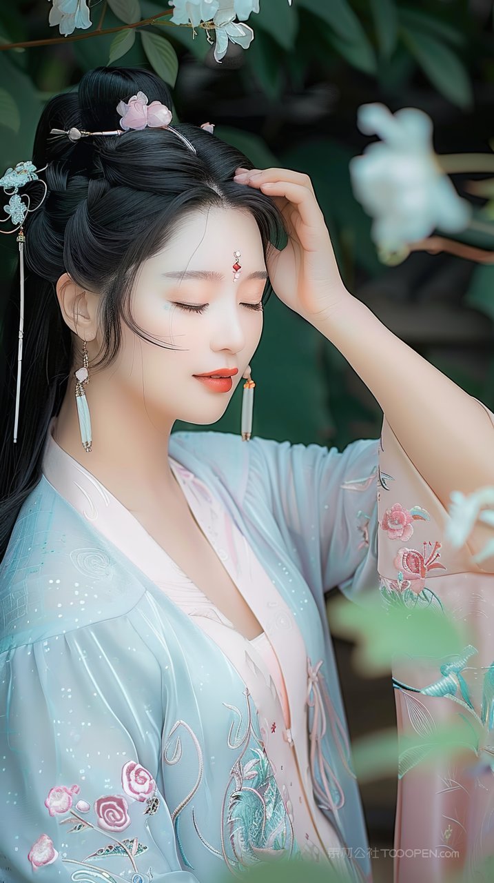 模特甜美写真美女少女清纯年轻