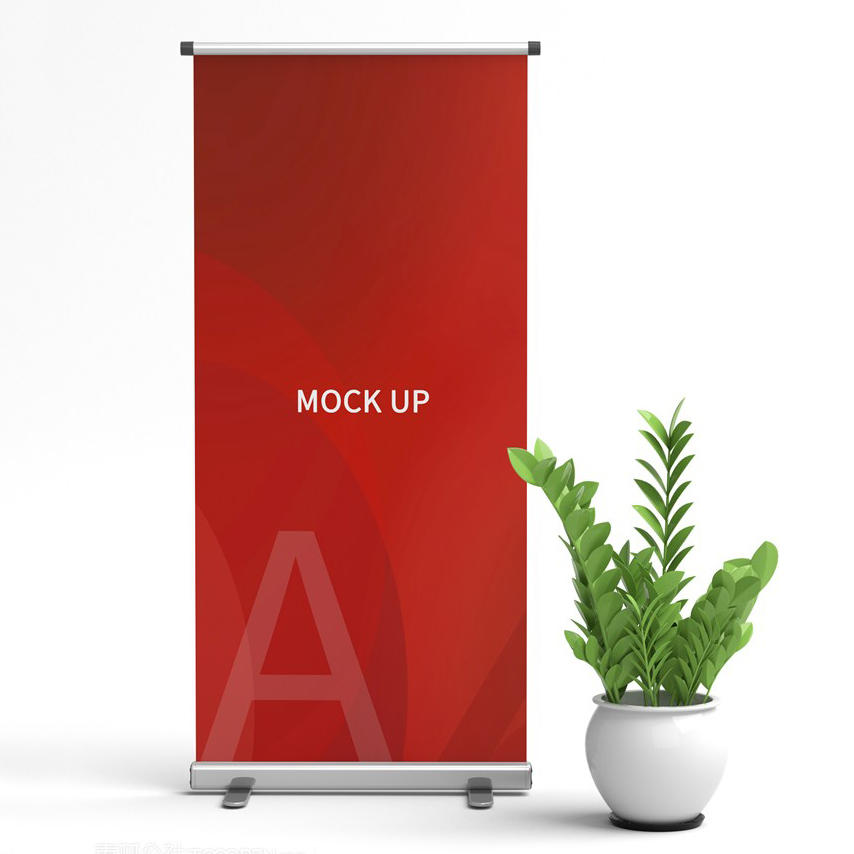 3d易拉宝展架样机