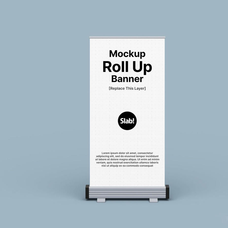 易拉宝X展架样机