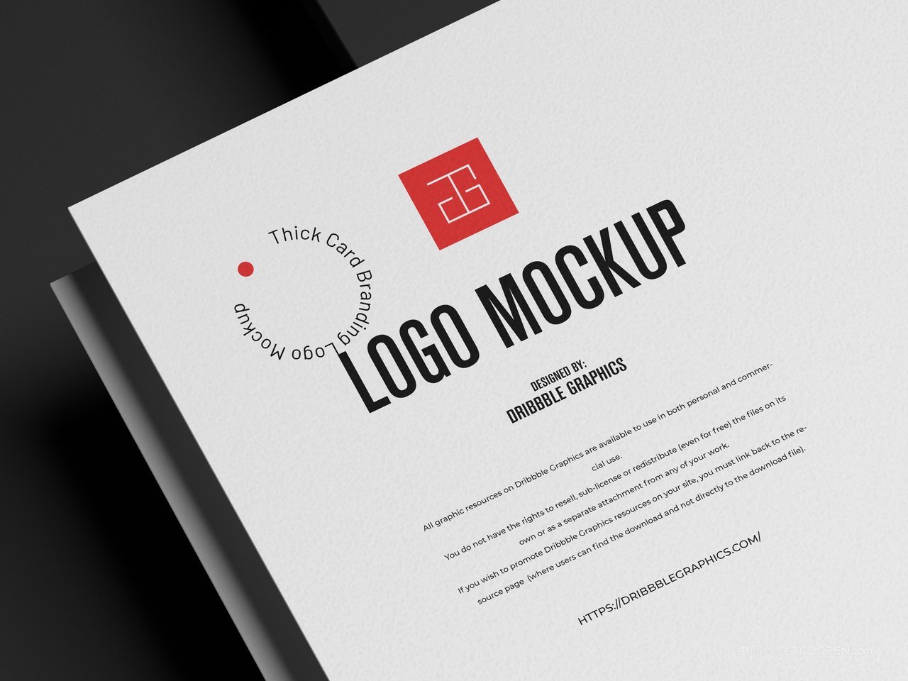 厚卡品牌标志样机