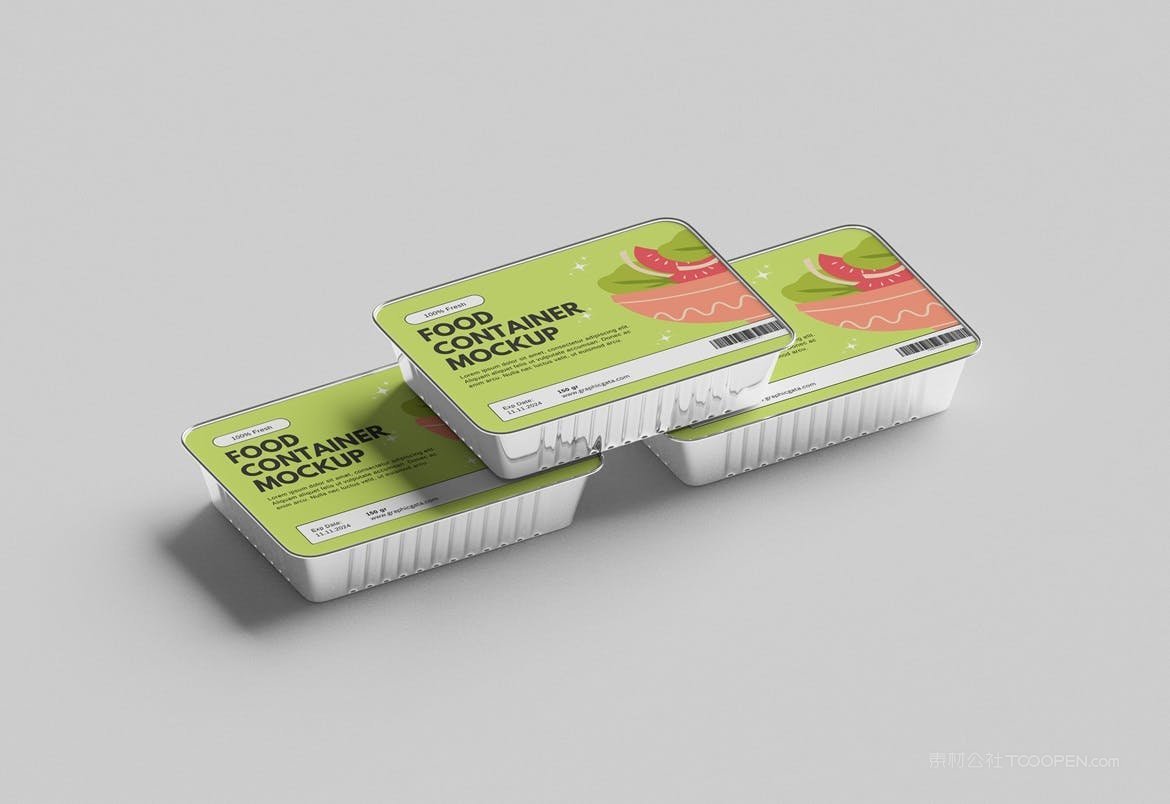 铝制食品容器样机