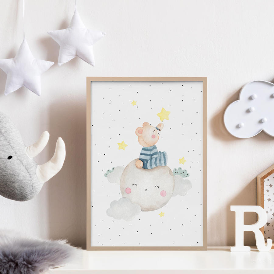 可爱儿童房相框样机